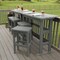 Highwood Usa Lehigh 6pc Bar Height Outdoor Patio Furniture Balcony Set AD-KITBALC201-CGE - alternate 2
